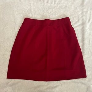 Elegant Red Skirt